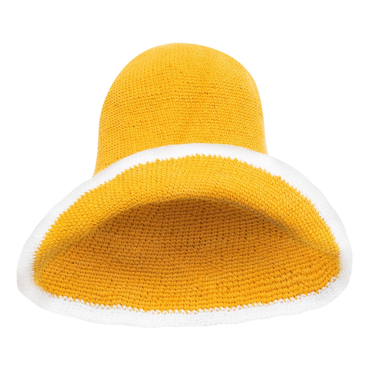 Crochet Sun Hat, in Energizing Yellow by BrunnaCo
