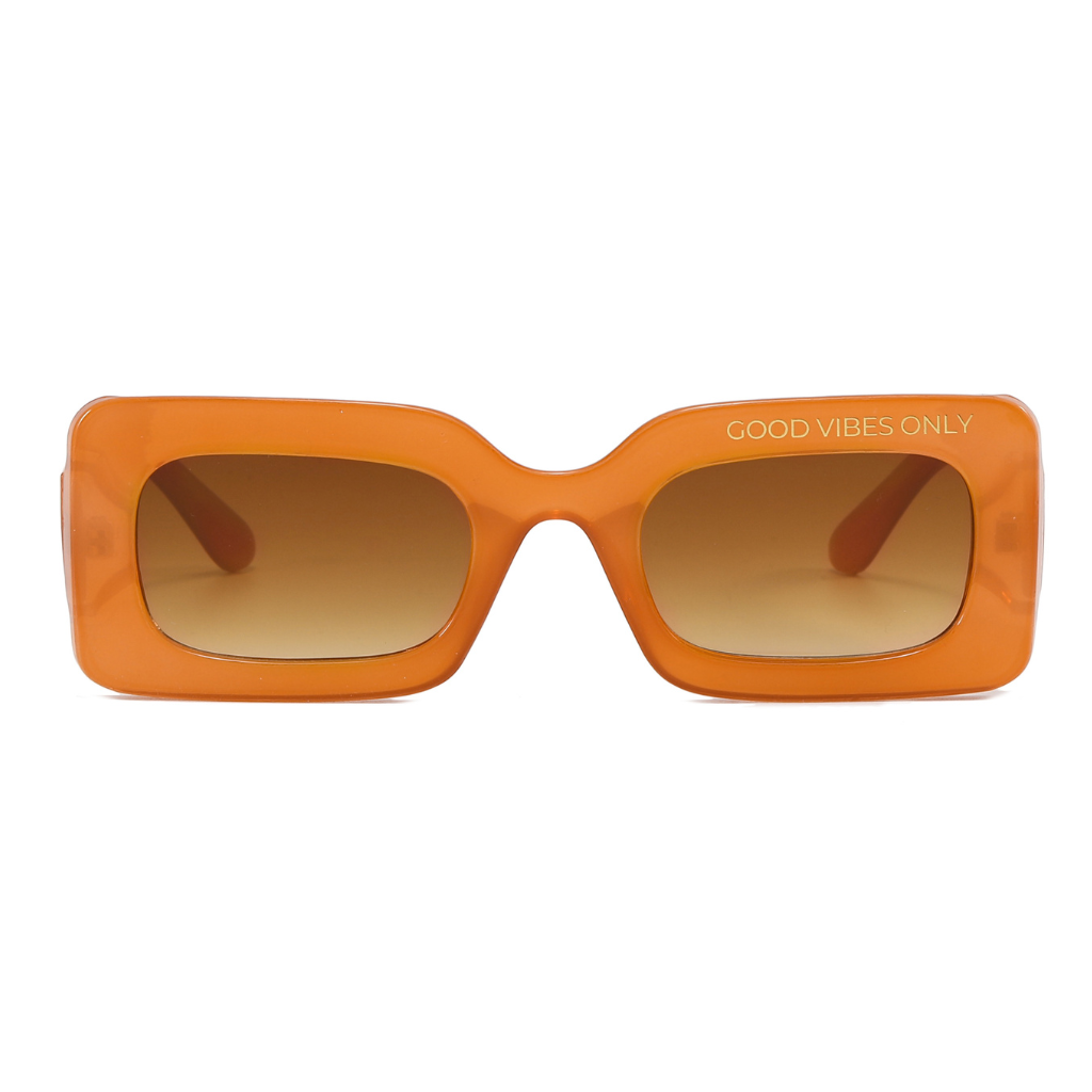 Good Vibes Sunglasses | Caramel by Gleam Eyewear | Blue Light Blocking Glasses